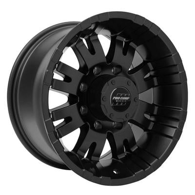 01 Series Raven, 16×8 Wheel with 8 on 6.5 Bolt Pattern – Satin Black – 5001-6882 view 1