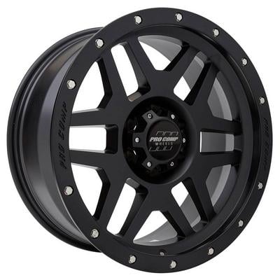 41 Series Phaser, 20×9 Wheel with 6 on 135 Bolt Pattern – Satin Black with Stainless Steel Bolts – 5041-293645 view 1
