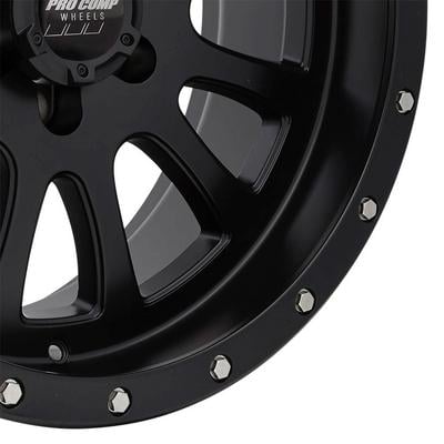 44 Series Syndrome, 20×9 Wheel with 6 on 135 Bolt Pattern – Satin Black – 5044-2936 view 2