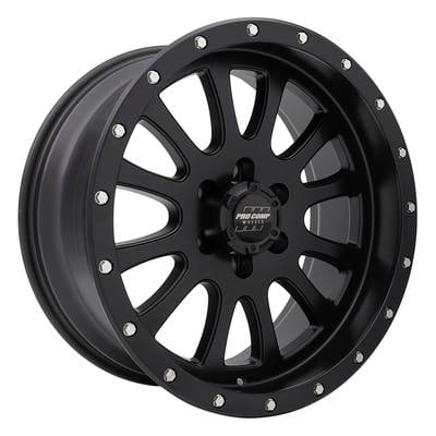 44 Series Syndrome, 17×9 Wheel with 6 on 5.5 Bolt Pattern – Satin Black – 5044-7983 view 1