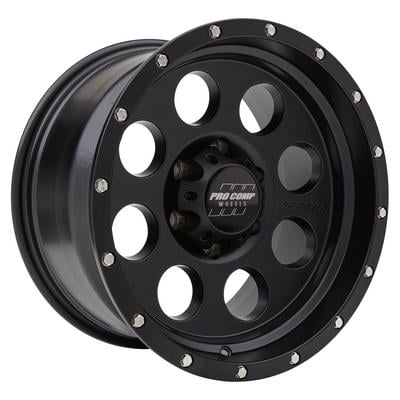 45 Series Proxy, 17×9 Wheel with 6 on 5.5 Bolt Pattern – Satin Black – 5045-7983 view 1