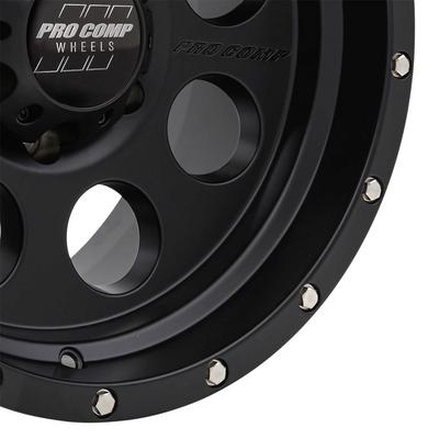 Pro Comp 45 Series Proxy, 17×9 Wheel with 6 on 5.5 Bolt Pattern – Satin Black – 5045-7983 view 2