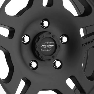 Pro Comp 29 Series La Paz, 17×8.5 Wheel with 5 on 5 Bolt Pattern – Satin Black with Machine Lip – 5129-78573 view 2