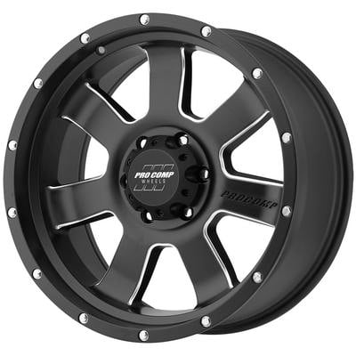 39 Series Inertia, 20×9 Wheel with 6 on 135 Bolt Pattern – Satin Black Milled – 5139-2936 view 2