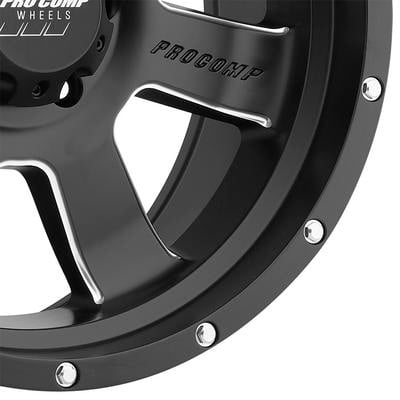 39 Series Inertia, 20×9 Wheel with 6 on 135 Bolt Pattern – Satin Black Milled – 5139-2936 view 3