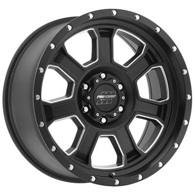 43 Series Sledge, 20×9 Wheel with 6 on 135 Bolt Pattern – Satin Black and Milled Finish – 5143-2936 view 1
