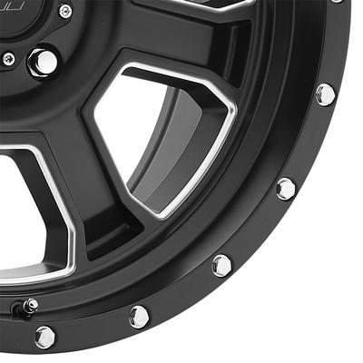 43 Series Sledge, 20×9 Wheel with 5 on 150 Bolt Pattern – Satin Black and Milled Finish – 5143-2955 view 2