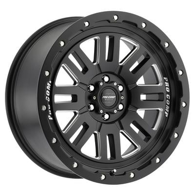 61 Series Cognos, 20×9 Wheel with 6×135 Bolt Pattern – Satin Black Milled – 5161-293650 view 1