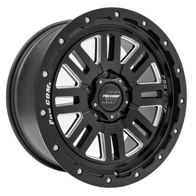 61 Series Cognos, 20×9 Wheel with 8×170 Bolt Pattern – Satin Black Milled – 5161-297050 view 1