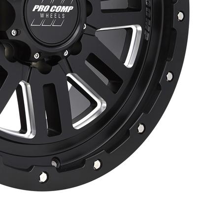Pro Comp 61 Series Cognos, 20×9 Wheels with 8×6.5 Bolt Pattern – Satin Black Milled – 5161-298950 view 3