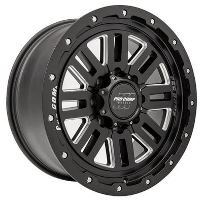 61 Series Cognos, 18×9 Wheel with 5×5 Bolt Pattern – Satin Black Milled – 5161-897350 view 1