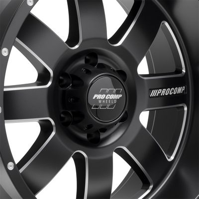 73 Series Trilogy, 20×10 Wheel with 6×135 Bolt Pattern – Satin Black Milled – 5173-21036 view 2