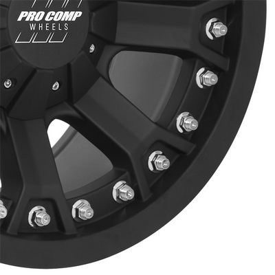 33 Series Grid, 17×9 Wheel with 6 on 5.5 Bolt Pattern – Matte Black – 7033-7939 view 3
