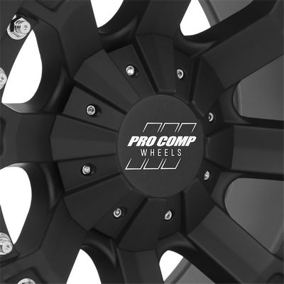 33 Series Grid, 17×9 Wheel with 6 on 5.5 Bolt Pattern – Matte Black – 7033-7939 view 2