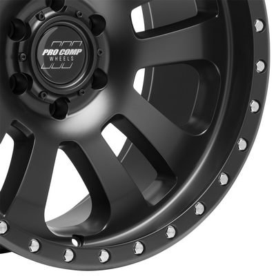 46 Series Prodigy, 20×9.5 with 6×5.5 Bolt Pattern – Satin Black – 7046-29583 view 2