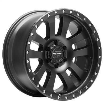 46 Series Prodigy, 17×9 Wheel with 6×5.5 Bolt Pattern – Satin Black – 7046-7983 view 1