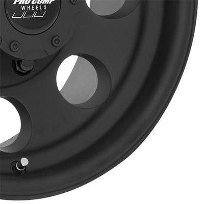 69 Series Vintage, 16×8 Wheel with 8 on 6.5 Bolt Pattern – Flat Black – 7069-6882 view 2