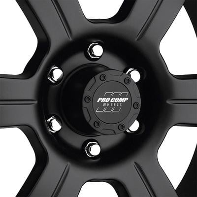 89 Series Kore, 16×8 Wheel with 6 on 4.5 Bolt Pattern – Matte Black – 7089-6868 view 2