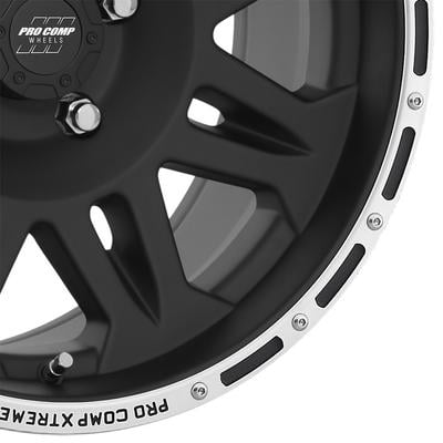 Pro Comp 05 Series Torq, 17×9 Wheel with 5 on 5 Bolt Pattern – Matte Black Machined – 7105-7973 view 2