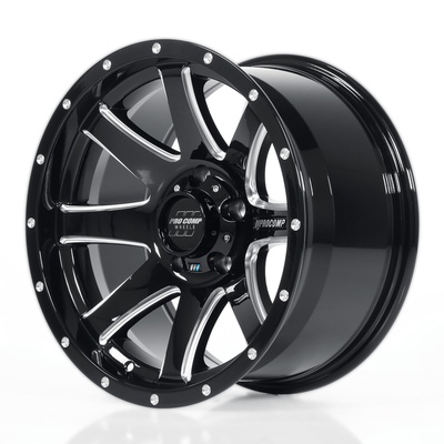 76 Series Patriot, 17×9 Wheel with 5×5 Bolt Pattern – Gloss Black/Milled – 8176-7973 view 4