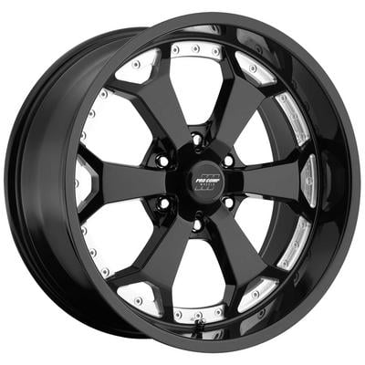 Pro Comp Series 8180, 20×9 Wheel with 6 on 135 Bolt Pattern – Gloss Black Machined – 8180-2936 view 1