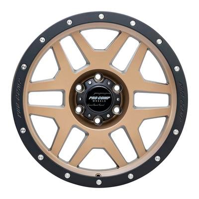 Pro Comp 41 Series Phaser Wheel, 17×9 with 6 on 5.5 Bolt Pattern – Matte Bronze – 9641-7983 view 5