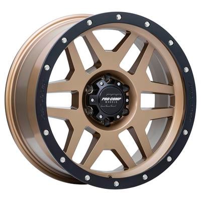 Pro Comp 41 Series Phaser Wheel, 17×9 with 6 on 5.5 Bolt Pattern – Matte Bronze – 9641-7983 view 1