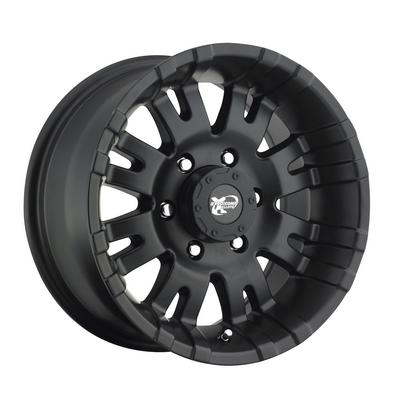 01 Series Raven, 17×8 Wheel with 6 on 5.5 Bolt Pattern – Satin Black – 5001-7883 view 1