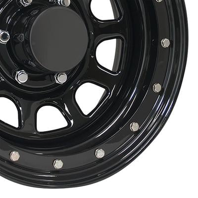 Pro Comp Series 252 Street Lock, 15×8 Wheel with 6 on 5.5 Bolt Pattern – Gloss Black 252-5883 view 2