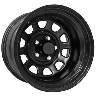 51 Series Rock Crawler, 15×10 Wheel with 5 on 4.5 Bolt Pattern – Gloss Black – 51-5165 view 1