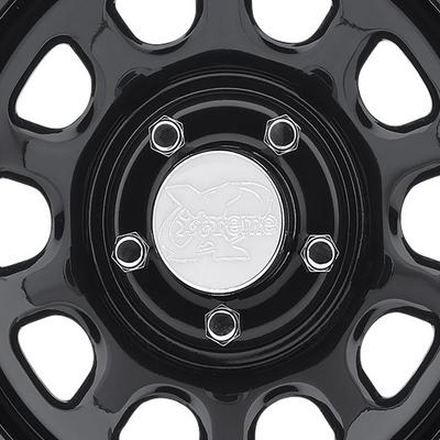 51 Series Rock Crawler, 16×10 Wheel with 8 on 6.5 Bolt Pattern – Gloss Black – 51-6182R2.75 view 2
