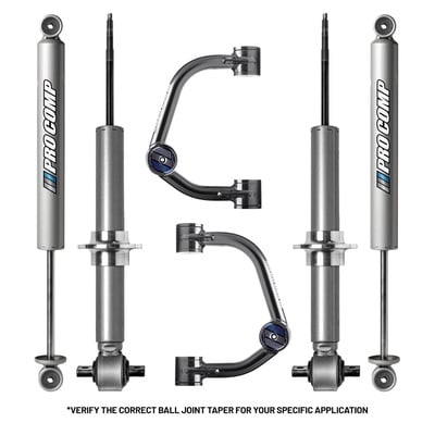 2″ Lift Kit with PRO-M Shocks and Upper Control Arms – K1178MSU view 1