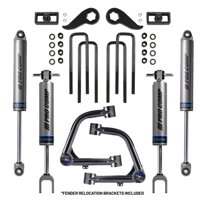 3.5″ Lift Kit with VST 2.5″ Shocks and Upper Control Arms – K1181BXU view 1