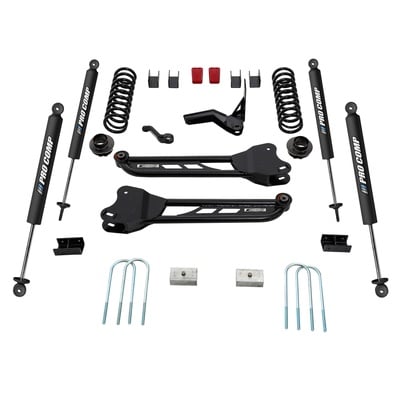 6″ Stage 2 Radius Arm Lift Kit with Front and Rear PRO-X Shocks – K2200T view 1