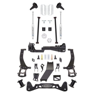6 Inch Stage 1 Lift Kit with ES9000 Shocks – K4189B view 1