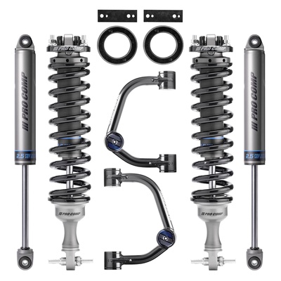 3.5″ Lift Kit with PRO-VST 2.5″ Coilovers and Shocks with Rear Coil Spacers and Upper Control Arms – K5101BXU view 1