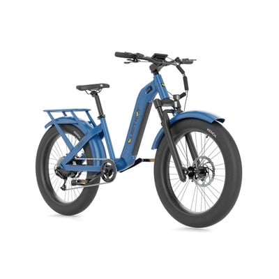 QuietKat Villager Electric Bike (Classic Blue) - 22VIL50BLU16