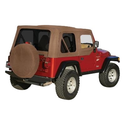 RT Off-Road Replacement Soft Top With Tinted Windows And Upper Door Skins (Spice) - RT10337T
