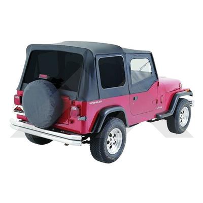 RT Off-Road Complete Soft Top With Tinted Windows And Upper Soft Doors (Black Denim) - CT20015T