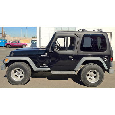 Rally Tops Two-Piece Hardtop with Upper Doors - TJ2HTHD 