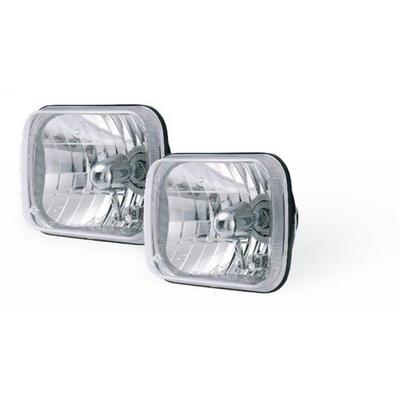 Rampage 200mm Rectangle Halogen Headlight Conversion Kit (Clear) - 5089927