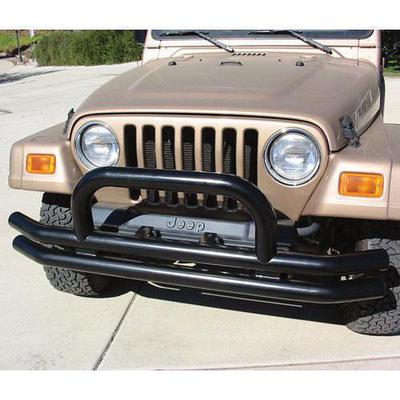 Rampage Double Tube Front Bumper With Hoop (Black) - 8620