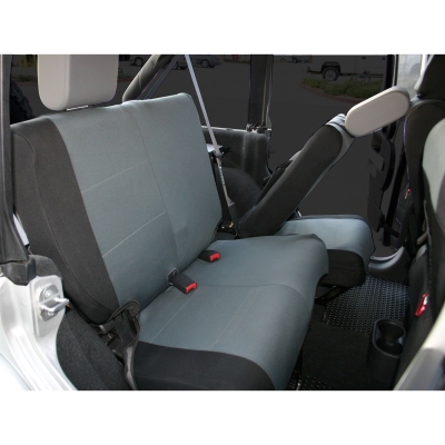 Rampage Custom Fit Polycanvas Seat Cover (Black/Gray) - 5057921