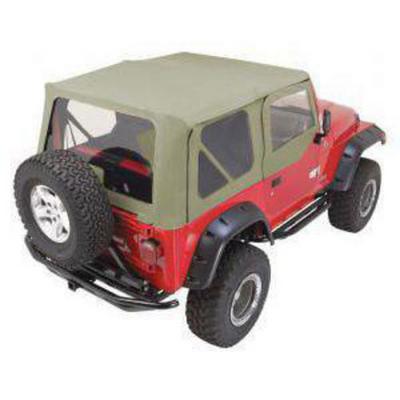 Rampage Complete Soft Top With Clear Windows And Upper Doors (Khaki Diamond) - 68336