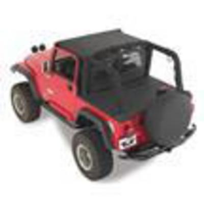 Rampage Jeep Tonneau Cover (Black Denim) - 761015