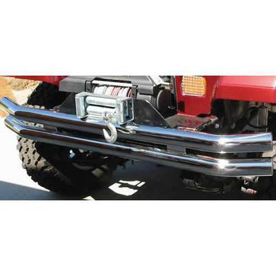 Rampage Double Tube Bumper (Stainless Steel) - 8449 | 4wheelparts.com