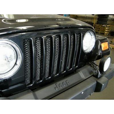 Rampage One-Piece 3-D Grille (Powder Coated) - 86514 | 4wheelparts.com