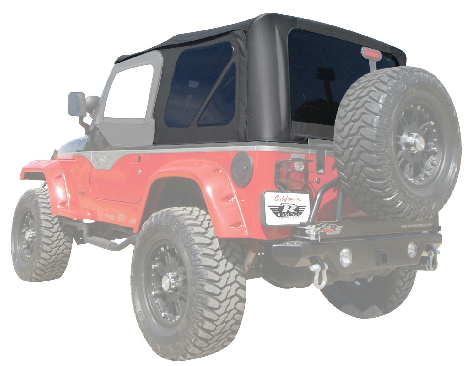 Rampage Factory Replacement Soft Top (Black Diamond) - 912835