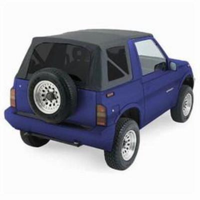 Rampage Factory Replacement Soft Top With Tinted Windows And No Upper Doors (Black Denim) - 98835R
