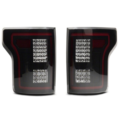 Raxiom LED Tail Lights With Sequential Turn Signals Black Housing Smoked Lens - T544626